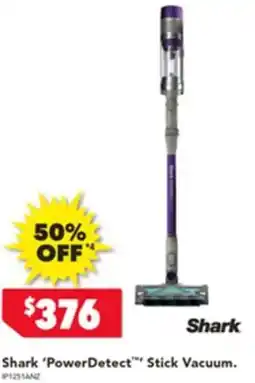 Harvey Norman Shark 'PowerDetect Stick Vacuum offer