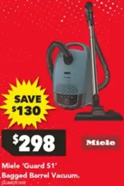 Harvey Norman Miele Guard S1 Bagged Barrel Vacuum offer