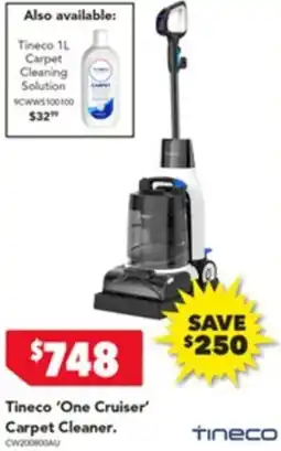 Harvey Norman Tineco One Cruiser Carpet Cleaner offer