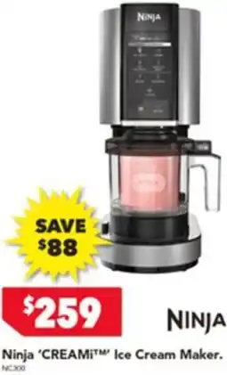 Harvey Norman Ninja CREAM¡ Ice Cream Maker offer