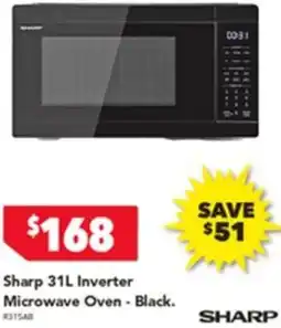 Harvey Norman Sharp Inverter Microwave Oven offer
