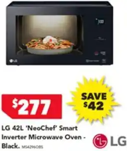 Harvey Norman LG NeoChef' Smart Inverter Microwave Oven offer