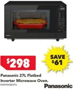 Harvey Norman Panasonic Flatbed Inverter Microwave Oven offer