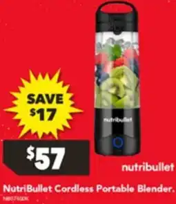 Harvey Norman NutriBullet Cordless Portable Blender offer