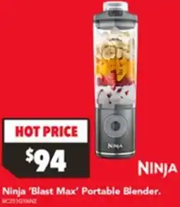 Harvey Norman Ninja Blast Max Portable Blender offer