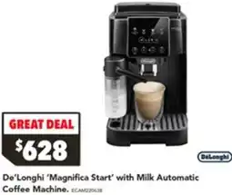 Harvey Norman DeLonghi Magnifica Start with Milk Automatic Coffee Machine offer