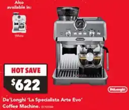 Harvey Norman DeLonghi La Specialista Arte Evo Coffee Machine offer