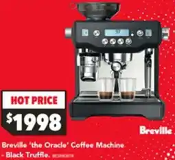 Harvey Norman Breville the Oracle' Coffee Machine offer