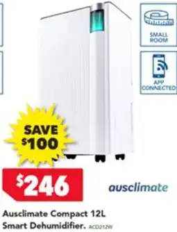 Harvey Norman Ausclimate Compact Smart Dehumidifier offer