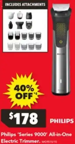 Harvey Norman Philips All-in-One Electric Trimmer offer