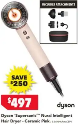 Harvey Norman Dyson Supersonic Nural Intelligent Hair Dryer offer
