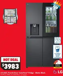 Harvey Norman LG French-Door InstaView Fridge offer