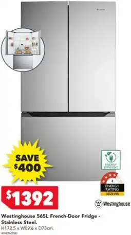 Harvey Norman Westinghouse French-Door Fridge offer