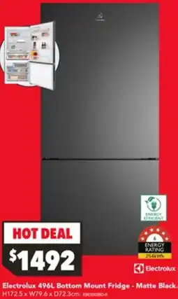 Harvey Norman Electrolux Bottom Mount Fridge offer