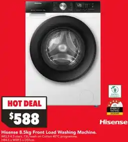 Harvey Norman Hisense Front Load Washing Machine offer