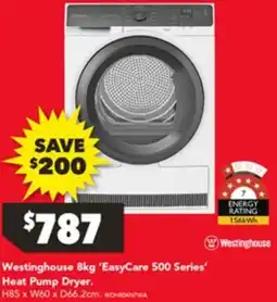 Harvey Norman Westinghouse EasyCare 500 Series offer