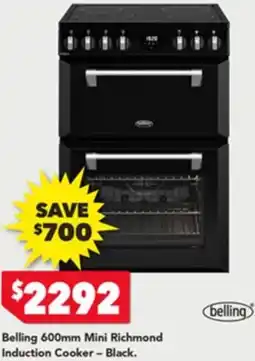 Harvey Norman Belling Mini Richmond Induction Cooker offer