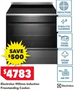 Harvey Norman Electrolux Induction Freestanding Cooker offer
