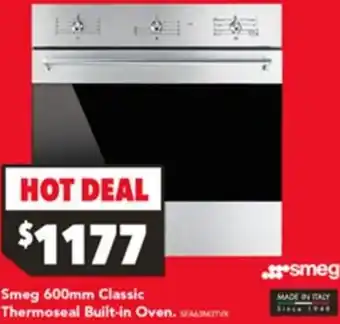Harvey Norman Smeg Classic Thermoseal Built-in Oven offer