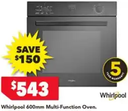 Harvey Norman Whirlpool Multi-Function Oven offer