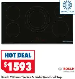 Harvey Norman Bosch Induction Cooktop offer