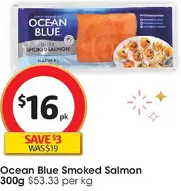 Coles Ocean Blue Smoked Salmon offer