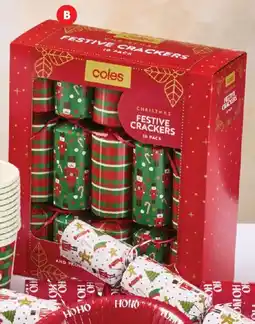 Coles Coles Festive Crackers offer