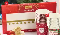 Coles Coles Coles Paper Tablecloth offer