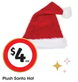 Coles Plush Santa Hat offer