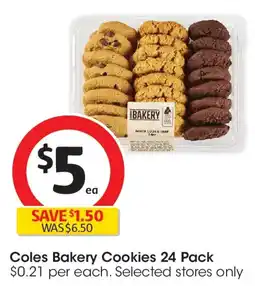 Coles Coles Bakery Cookies offer