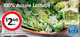 Coles Coles Australian Baby Cos Lettuce offer