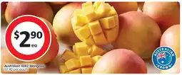 Coles Australian R2E2 Mangoes offer