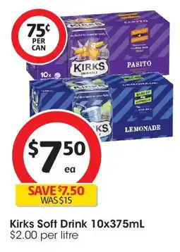 Coles Kirks Soft Drink offer