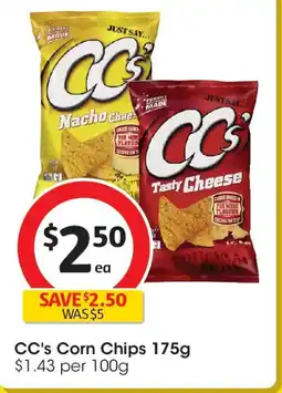 Coles CC's Corn Chips offer