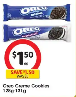 Coles Oreo Creme Cookies offer
