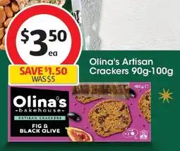 Coles Olina's Artisan Crackers offer