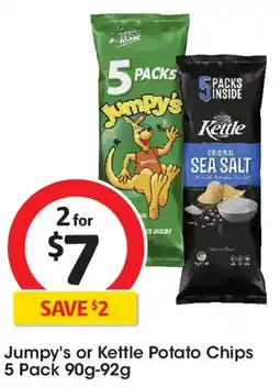 Coles Jumpy's or Kettle Potato Chips offer