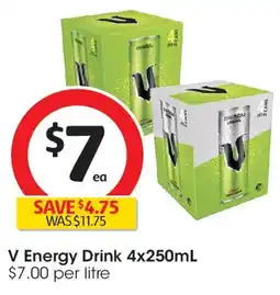 Coles V Energy Drink offer