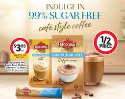 Coles Moccona 99% Sugar Free Coffee Sachets offer