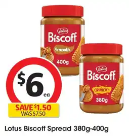 Coles Lotus Biscoff Spread offer