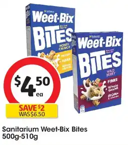 Coles Sanitarium Weet-Bix Bites offer