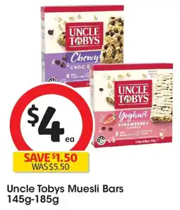Coles Uncle Tobys Muesli Bars offer