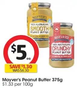 Coles Mayver's Peanut Butter offer