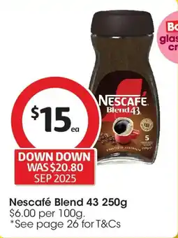 Coles Nescafé Blend 43 offer