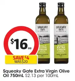 Coles Squeaky Gate Extra Virgin Olive Oil offer