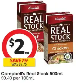 Coles Campbell's Real Stock offer