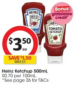 Coles Heinz Ketchup offer