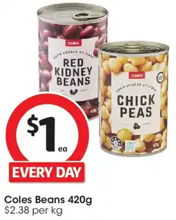Coles Coles Beans offer