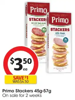 Coles Primo Stackers offer