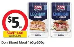 Coles Don Sliced Meat offer